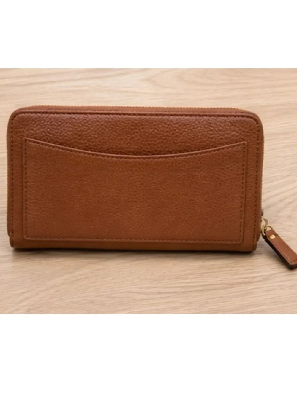 Vince Camuto Brown Zip Around Continental Wallet – NWT